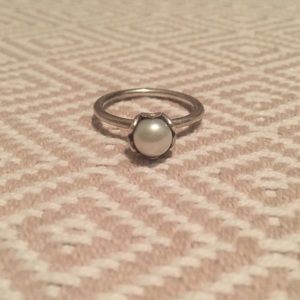 Pandora Cultured Elegance Ring, White Pearl